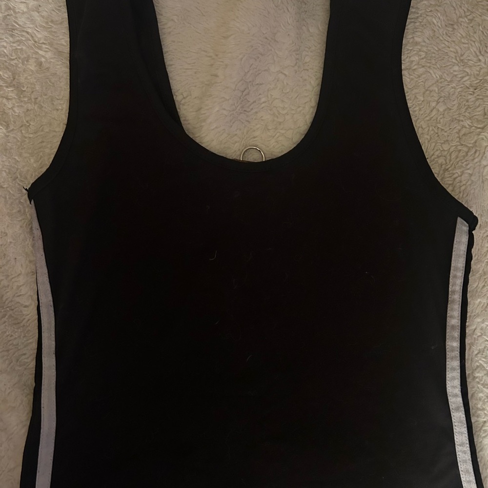 Black tank top